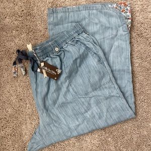 Matilda Jane - Baby Blues Chambray Wide Leg Pant